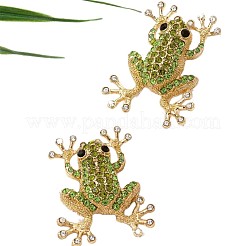 Серьги-гвоздики из сплава и страз&nbsp;FS-WG98FAE-01