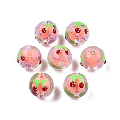 Perle di smalto acrilico trasparente&nbsp;TACR-G040-01F