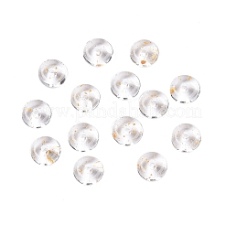 Гальванопокрытие прозрачные цвета радуги с блестками порошок стеклянные бусины&nbsp;SEED-T007-04B