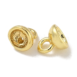 Кулон поручитель с колпачком из латунного бисера KK-P284-15G-01