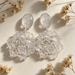 Pendientes colgantes de resina para mujer&nbsp;WG21832-01