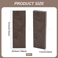 Matériau en feuille de bois de santal&nbsp;DIY-WH0568-95