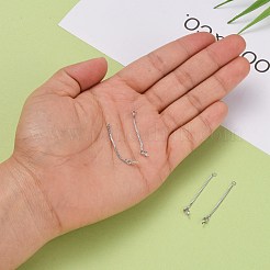 Антикоррозийные модные серьги из стерлингового серебра с родиевым покрытием 925 пробы STER-M088-26C