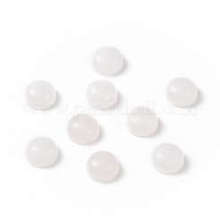 Cabuchones de jade blanco natural&nbsp;G-P393-R69-8MM