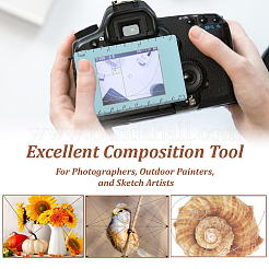 3 сумка 3 стиля акриловый видоискатель&nbsp;AJEW-DR0002-29