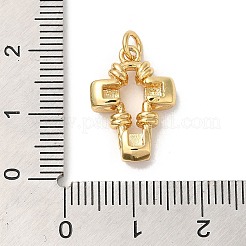 Стойки обшивки латунь микро проложить Циркон подвеску KK-K377-43G