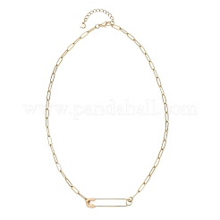 Colgante de imperdible de acero inoxidable 201&nbsp;NJEW-JN06283-01