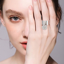 Кольца-манжеты из нержавеющей стали 304 RJEW-UN00008