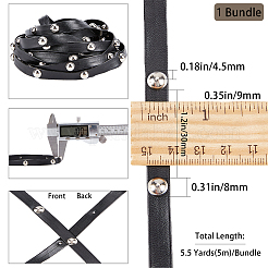 Плоский шнур из искусственной кожи WL-GF0001-11A-04