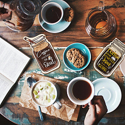 Подвеска из дерева&nbsp;WOOD-WH0140-001