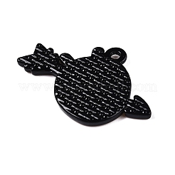 Lackiert Legierung Emaille Anhänger&nbsp;ENAM-T020-24-RS