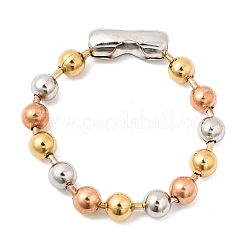 Runde Perlenarmbänder aus Edelstahl 304 für Damen und Herren&nbsp;BJEW-K240-10A