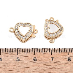 Латунные застежки из прозрачного кубического циркония с микропаве KK-B125-32G