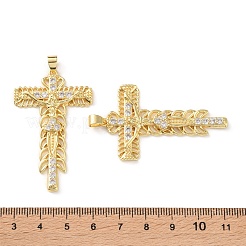 Pendentifs en laiton zircon cubique transparent&nbsp;KK-C169-04G