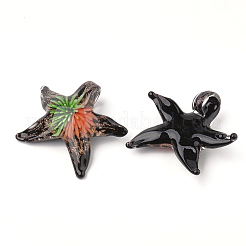 Ручной работы подвески золотые бусины песка LAMP-S189-17-B