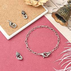 4 Stück 2 Stile Messing-Karabinerverschlüsse&nbsp;KK-CJ0004-46