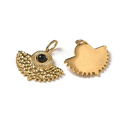 Ионное покрытие (ip) нержавеющей стали 304 с подвесками из натуральных и синтетических драгоценных камней STAS-G351-27G