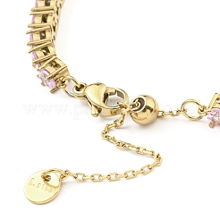 Горный хрусталь браслет BJEW-C049-01G-01