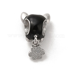 304 нержавеющая сталь эмалированные европейские бусины STAS-G308-03P