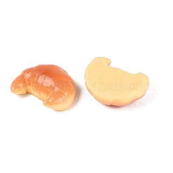 不透明な樹脂模倣食品カボション  プレッツェルスティック  砂茶色  30.5~31.5x37x14mm&nbsp;CRES-Q222-06C
