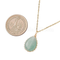 3 шт. 3 стиля подвески-капли из натурального аметиста&nbsp;NJEW-JN05780