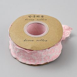 Лента из полиэстера с цветочным узором и складками&nbsp;OCOR-TAC0023-21