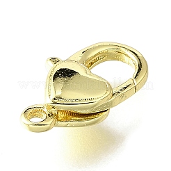 Сердце латуни омаров коготь застежками KK-V007-20G