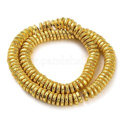 Гальванические бусины из натуральной лавы&nbsp;G-I360-A05-01