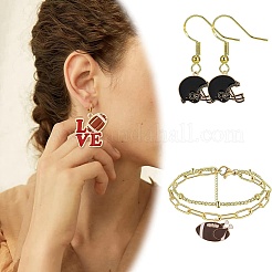 Подвески из сплава эмали 16шт 8 стиля&nbsp;ENAM-CJ0005-79