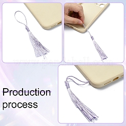 60шт 30 цвета украшения кисточкой из полиэстера AJEW-YW0001-20