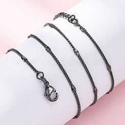 Латунные цепочки панцирного плетения ожерелья для женщин&nbsp;NJEW-D302-06B