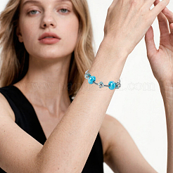 DIY-Armbandbausätze aus Messing im europäischen Stil&nbsp;DIY-SP0006-80