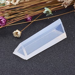 Формы из силиконовой Молды с треугольной призмой&nbsp;AJEW-P039-07