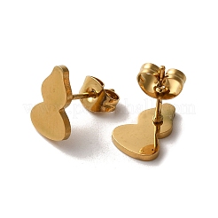 Серьги-гвоздики из нержавеющей стали 304 с вакуумным покрытием PVD EJEW-Z040-12G