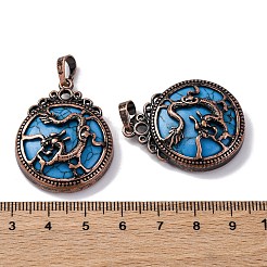 Pendientes de material sintético de color turquesa&nbsp;G-A241-02R-05