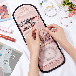 Складные сумки для хранения ювелирных изделий из парчи и полиэстера ABAG-WH0048-01