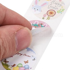 8 rouleaux d'autocollants en papier autocollant sur le thème de Pâques&nbsp;DIY-C060-03P