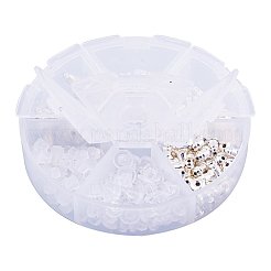 5 стиль латунные и пластиковые гайки для ушей KK-PH0016-01S