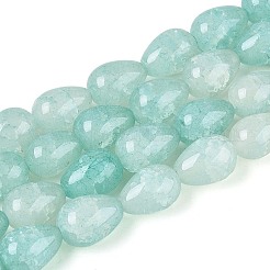 Выпечки нарисованные потрескивание стеклянные бусины пряди&nbsp;DGLA-N019-03A-M