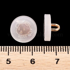 Boutons à tige en alliage de résine à un trou&nbsp;FIND-B065-03G-01