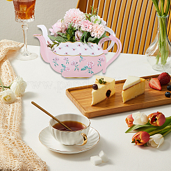 12 шт. 4 стили бумажных упаковочных коробок для букетов в форме чайника&nbsp;DIY-SP0006-40