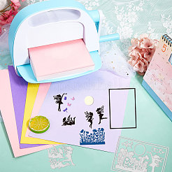 Углеродистая сталь разрезает трафареты DIY-WH0309-1246