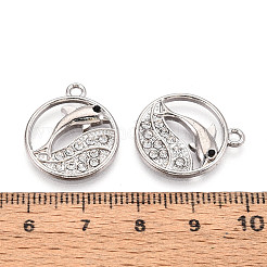 Подвески из сплава и страза FIND-N008-09P