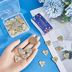 Подвески из эмали из сплава с покрытием 40 шт. PALLOY-SC0013-22