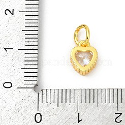 Латунные микро проложить кубического циркония подвески KK-H204-01G-05