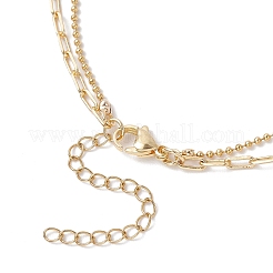 Латунные ожерелья с подвеской в виде вишни из прозрачного кубического циркония NJEW-JN05382