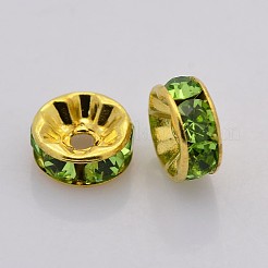 Perline distanziatori strass in ottone&nbsp;RB-A014-Z7mm-07G
