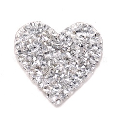 Herz Glitzer Hotfix Strass&nbsp;DIY-WH0268-17B