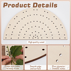 2 шт. деревянные доски для венков DIY-FG0006-77B