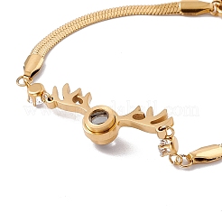 Braccialetto di proiezione ti amo in 100 lingua&nbsp;BJEW-G655-01G